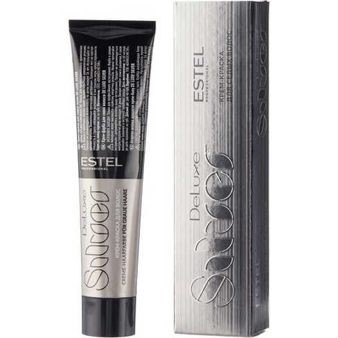 ESTEL De Luxe Silver крем-краска для седых волос, 6/74 темно-русый коричнево-медный, 60 мл