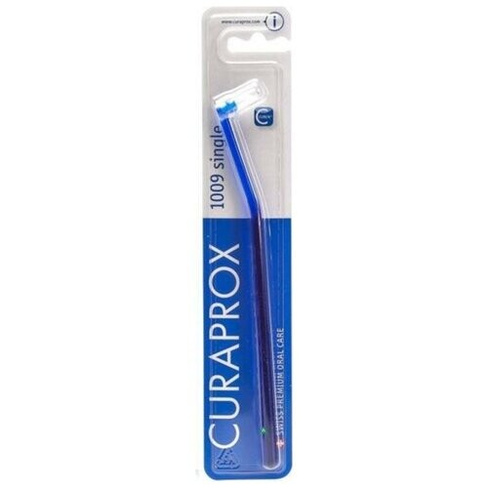 Зубная щетка Curaprox CS 1009 single, темно-синий, диаметр щетинок 0.12 мм