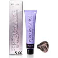 OLLIN Professional Performance перманентная крем-краска для волос, 5/00 светлый шатен глубокий, 60 мл