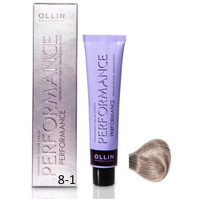 OLLIN Professional Performance перманентная крем-краска для волос, 8/1 светло-русый пепельный, 60 мл