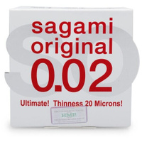 Презерватив полиуретановый Sagami Original 002, 1 шт.