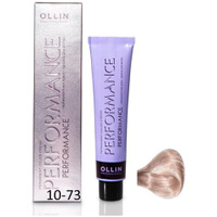 OLLIN Professional Performance перманентная крем-краска для волос, 10/73 светлый блондин коричнево-золотистый, 60 мл