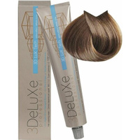 3Deluxe крем-краска для волос 3D Lux Tech, 8.0 светлый блондин