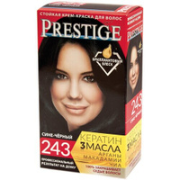 VIP's Prestige Бриллиантовый блеск стойкая крем-краска для волос, 243 - сине-черный, 115 мл