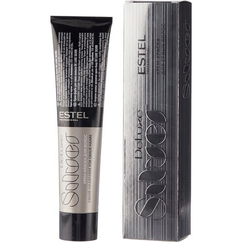 ESTEL De Luxe Silver крем-краска для седых волос, 5/56 светлый шатен красно-фиолетовый, 60 мл