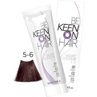 KEEN Be Keen on Hair краска для волос без аммиака Velvet Color, 5.6 hellbraun violett