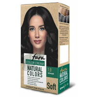 Стойкая крем-краска для волос Fara Natural Colors Soft тон 301 Черный 1.0