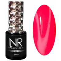 Nail Republic гель-лак для ногтей Color, 10 мл, 10 г, 213 красно-оранжевый крайола