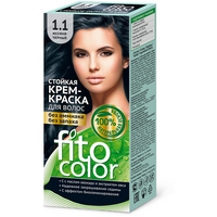 Fito косметик Fitocolor стойкая крем-краска для волос, 1.1 иссиня-черный, 115 мл