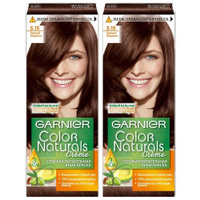 GARNIER Color Naturals стойкая питательная крем-краска для волос, 2 шт., 5.15 пряный эспрессо