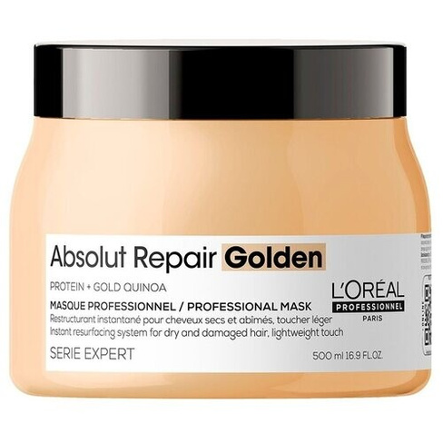 Маска L'Oreal Professionnel Serie Expert Absolut Repair Golden для восстановления поврежденных волос, 500 мл