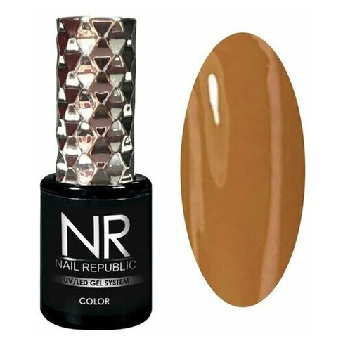 Nail Republic гель-лак для ногтей Color, 10 мл, 10 г, 115 оранжевый георгин