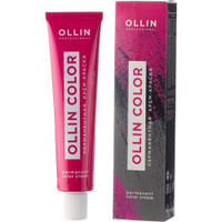 OLLIN Professional Color перманентная крем-краска для волос, 7/75 русый коричнево-махагоновый, 60 мл