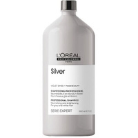 Шампунь L'Oreal Professionnel Serie Expert Silver для нейтрализации желтизны осветленных и седых волос, 1500 мл