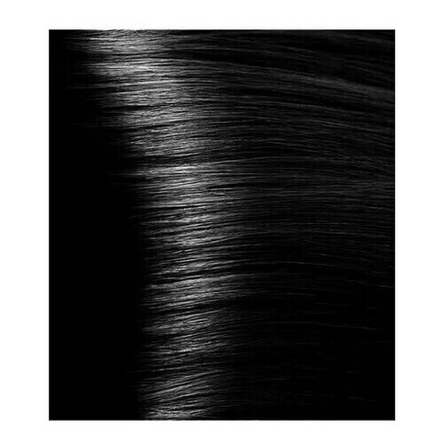 Kapous Hyaluronic Acid Крем-краска для волос с гиалуроновой кислотой, 1.00 черный интенсивный, 100 мл