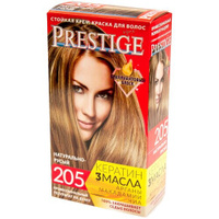VIP's Prestige Бриллиантовый блеск стойкая крем-краска для волос, 205 натурально-русый