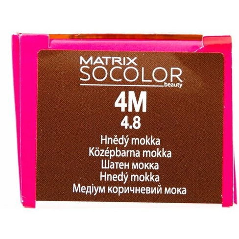 Matrix Крем - краска SoColor beauty, 4M шатен мокка, 90 мл