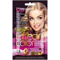 Fito косметик Effect Сolor стойкая крем-краска для волос, 7.3 карамель, 50 мл