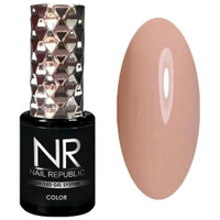 Nail Republic гель-лак для ногтей Color, 10 мл, 10 г, 230 персиковая нуга
