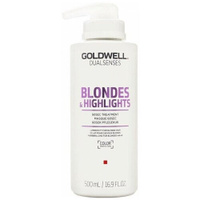 Goldwell DUALSENSES BLONDES & HIGHLIGHTS Интенсивный уход за 60 секунд для осветленных волос, 500 г, 500 мл, бутылка
