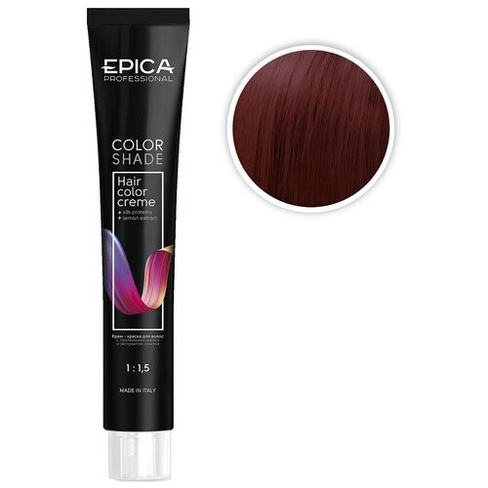 EPICA Professional Color Shade крем-краска для волос, 7.66 светлый шатен красный интенсивный, 100 мл