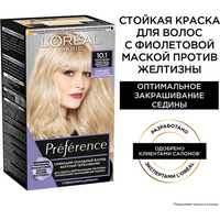 L'Oreal Paris Preference стойкая краска для волос, 10.1 Хельсинки, 60 мл