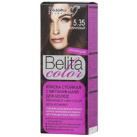 Белита-М Belita Color Стойкая краска для волос, 5.35 коричневый, 100 мл