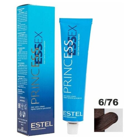 ESTEL Princess Essex крем-краска для волос, 6/76 темно-русый коричнево-фиолетовый/благородная умбра, 60 мл