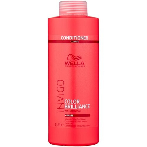 Wella Professionals бальзам-уход Invigo Color Brilliance Coarse для защиты цвета окрашенных жестких волос, 1000 мл