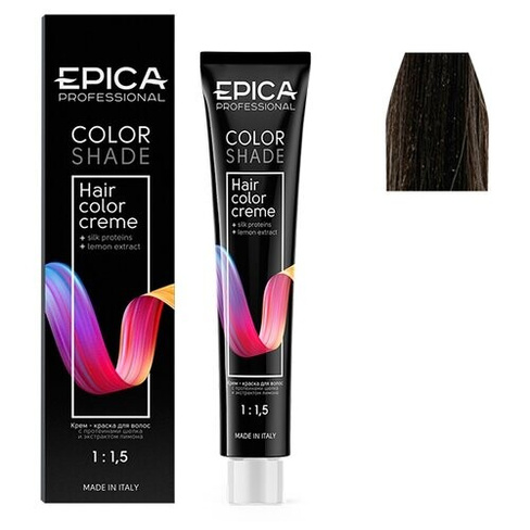 EPICA Professional Color Shade крем-краска для волос, 6.0 темно-русый натуральный холодный, 100 мл