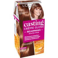 L'Oreal Paris Casting Creme Gloss стойкая краска-уход для волос, 635 шоколадное пралине