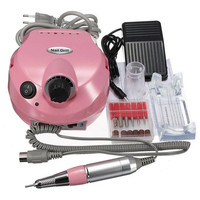 Аппарат для маникюра и педикюра Nail Drill DM-202, 45000 об/мин, 1 шт., розовый, 2.35