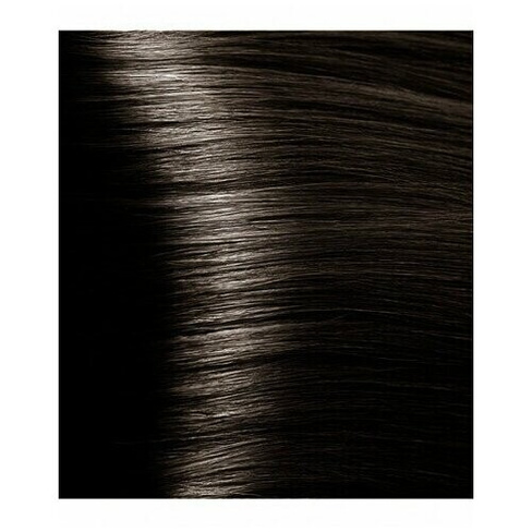 Kapous Hyaluronic Acid Крем-краска для волос с гиалуроновой кислотой, 4.07 коричневый натуральный холодный, 100 мл