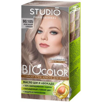 Essem Hair Studio Professional BioColor стойкая крем-краска для волос, 90.105 пепельный блондин