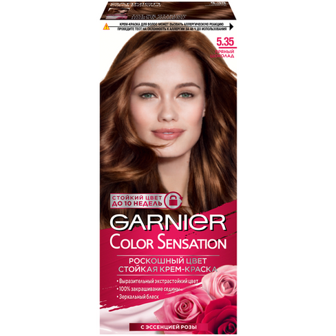 GARNIER Color Sensation стойкая крем-краска для волос, 5.35, Пряный шоколад, 110 мл