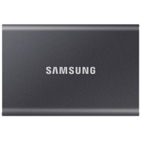 1 ТБ Внешний SSD Samsung T7, USB 3.2 Gen 2 Type-C, серый