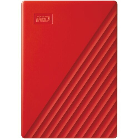 5 ТБ Внешний HDD Western Digital My Passport, WDBYVG/WDBPKJ, USB 3.2 Gen 1, красный