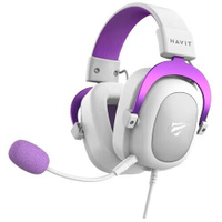 Игровая гарнитура HAVIT H2002d 3,5 мм белый/фиолетовый Havit