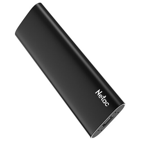 2 ТБ Внешний SSD Netac Z Slim, USB 3.2 Gen 2 Type-C, черный