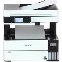 МФУ струйный Epson L6490 (A4, принтер/сканер/копир/факс, 4800x1200dpi, 37(23)ppm, Duplex, ADF35, СНПЧ, WiFi, Lan, USB) (