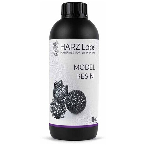 Model Resin, 1 кг, 1 л, black HARZ Labs