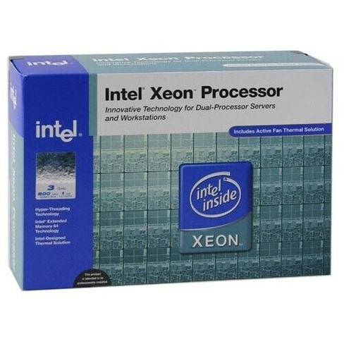 Процессор Intel Xeon 3000MHz Irwindale 1 x 3000 МГц, BOX